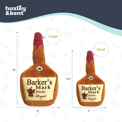 Funny Dog Toy W/Squeaker – Power Plush Squeaky Dog Toys for Small, Medium & Large Dogs – Soft Stuffed Animal for Indoor Play & Fetch - Barker'S Mark, Large