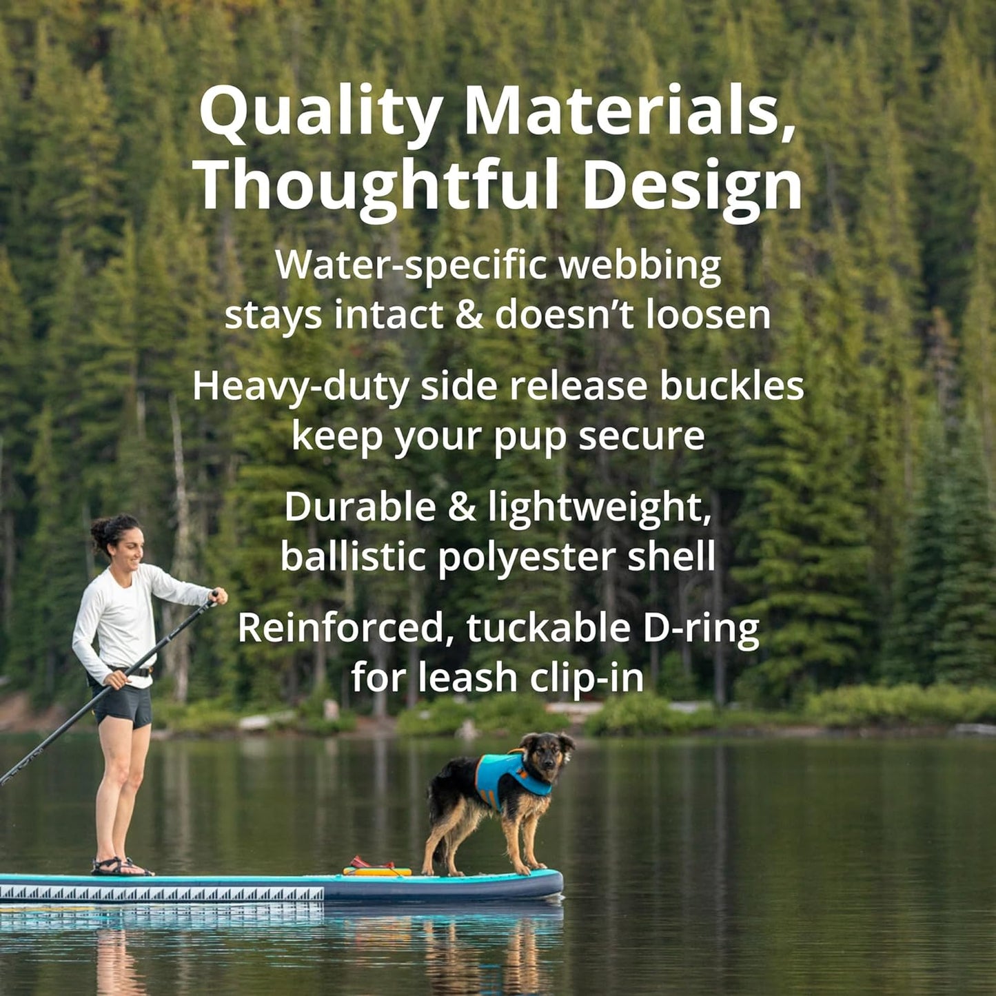 , Float Coat Dog Life Jacket, Premium Buoyancy Swim Vest with Lift Handle, Secure Fit & Reflective Trim, Adjustable Flotation for Swimming, Boating, & Outdoor Adventures, Blue Dusk, Small