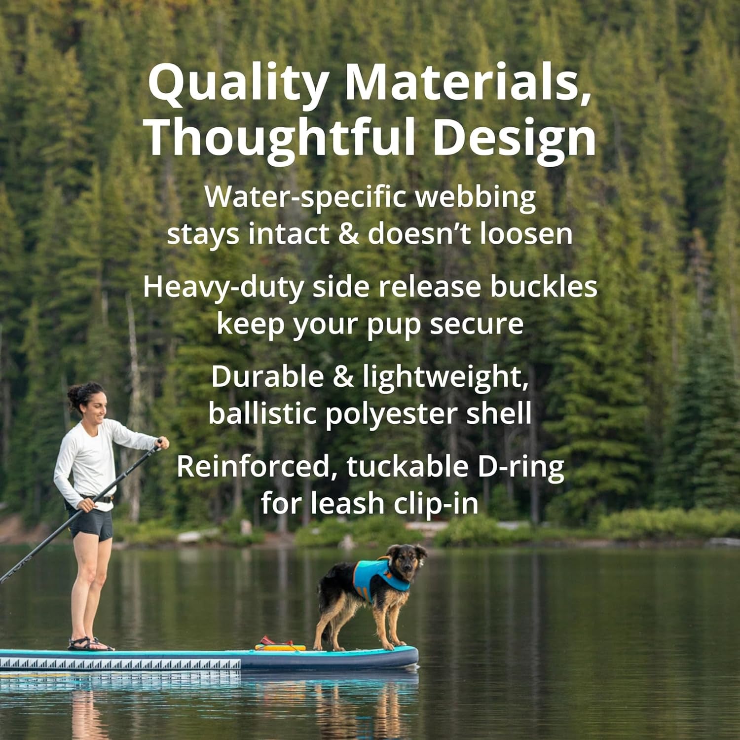 , Float Coat Dog Life Jacket, Premium Buoyancy Swim Vest with Lift Handle, Secure Fit & Reflective Trim, Adjustable Flotation for Swimming, Boating, & Outdoor Adventures, Blue Dusk, Small