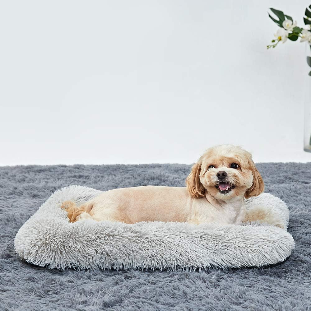 Puppy Dog Bed Small Dogs, Washable Dog Crate Bed Cushion, Dog Crate Pad Small Dogs 24 INCH